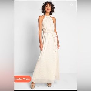 NWT Modcloth Illuminated Elegance Maxi Dress